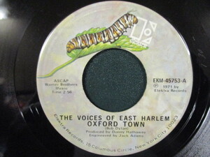 The Voices Of East Harlem ： Oxford Town 7'' / 45s ★ 70's Funky Soul ☆ c/w Sit Yourself Down // 5点で送料無料