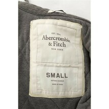 A4218/美品 秋冬 Abercrombie&Fitch アバクロンビー&フィッチ コットン マッスル フード パーカー S 灰色/メンズ ブルゾン ジャケット_画像9