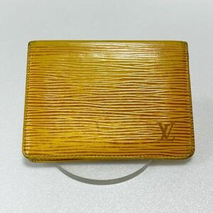 ☆LOUIS VUITTON ルイヴィトン☆　パスケース エピ ポルト2カルトヴェルティカル イエロー M63209 - SP0916 【USED】1221