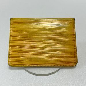 ☆LOUIS VUITTON ルイヴィトン☆ パスケース エピ ポルト2カルトヴェルティカル イエロー M63209 - SP0916 【USED】1221の画像2