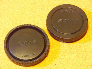 SONY Sony original body cap * lens R cap set ( superior article ) NEX series /E- mount 