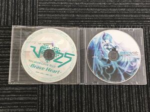 N あ4】初音ミク CD アルバム ２枚セット 初音ミク ベスト impacts '07-’09/Vocaloid Love Nico ～Brave Heart～ ※ケース無し 現状