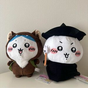 【送料無料】新品！ちいかわ BOO!BIGぬいぐるみ ２種 ハチワレ ちいかわ ハロウィン ぬいぐるみ ハチワレ プライズ　非売品