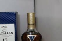 ▲▽古酒 未開栓 MACALLAN/マッカラン 12年 ダブルカスク スコッチウイスキー 700ml△▼_画像2