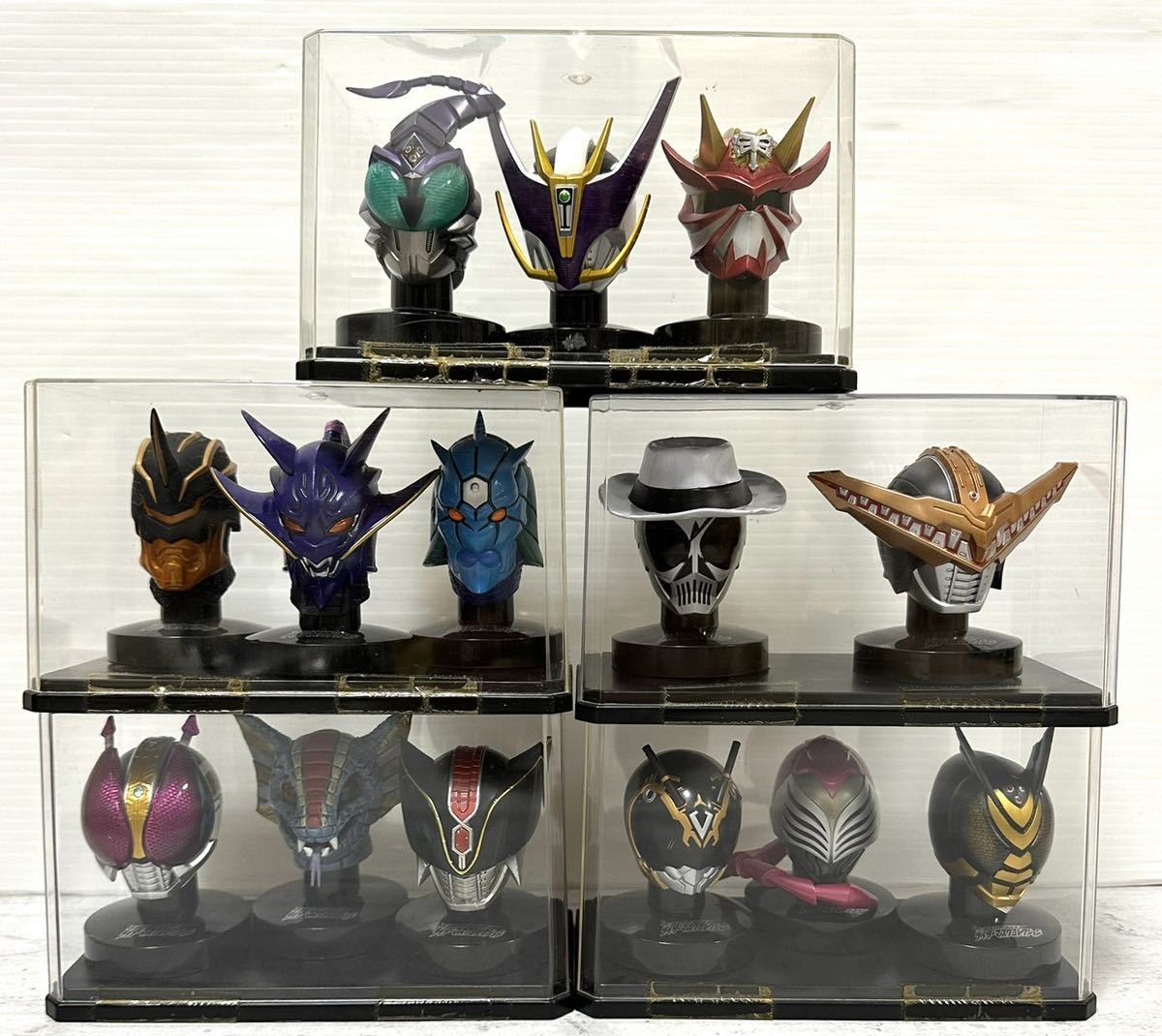 値下げ可！仮面ライダーマスクコレクション vol.1 コンプ9体セット-