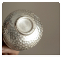 陶磁 銀メッキ SILVER 銀杯 茶道具 銀製品 シルバー製品 茶碗 酒道具 酒器具 酒杯 主人杯 古美術_画像10