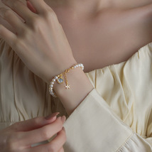 真珠のアクセサリ ブレスレット 淡水パール 淡水珍珠 真珠のブレスレット チェーン 腕輪 高品質 プレゼント 誕生日 美品 正規品 本物 ZS54_画像3