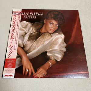 【国内盤】DIONNE WARWICK FRIENDS ディオンヌワーウィック フレンズ サンセへの道 恋にさよなら デジャヴ/LPレコード/28RS-9/ライナー有