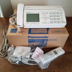 Panasonic パナソニック KX-PW521-W 親機 子機 充電台 付き おたっくす パーソナル ファクス FAX KX-521XL KX-FKN518-W ホワイト 白 電話機