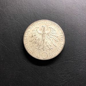 世界 硬貨 ドイツ 10マルク 銀貨 カールツアイス100周年 記念硬貨 1988 美品 