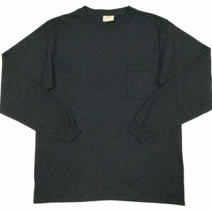 新品「Goodwear」“REGULER-FIT LONG SLEEVE T” アメリカンコットン100% 胸ポケット付き ロングスリーブTシャツ SIZE:M USA製