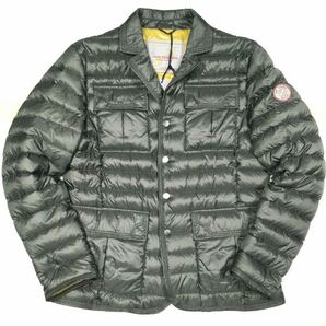 10特② 新品「JAN MAYEN」“UNION/P13A270PARI3” 【MOORER】社製 最高級キルティングナイロン リアルダウン ジャケット SIZE:50 UE製