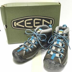 8.5@ 新品「KEEN」“1010137/TARGHEE Ⅱ MID WP” レディース 防水仕様 アウトドア ミドルカット トレッキングシューズ SIZE:US8/25.0cm