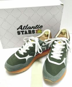 新品「Atlantic STARS」“DRACOC MSMM DR12” 80'sヴィンテージ×モダンデザイン ローカット レザースニーカー SIZE:42