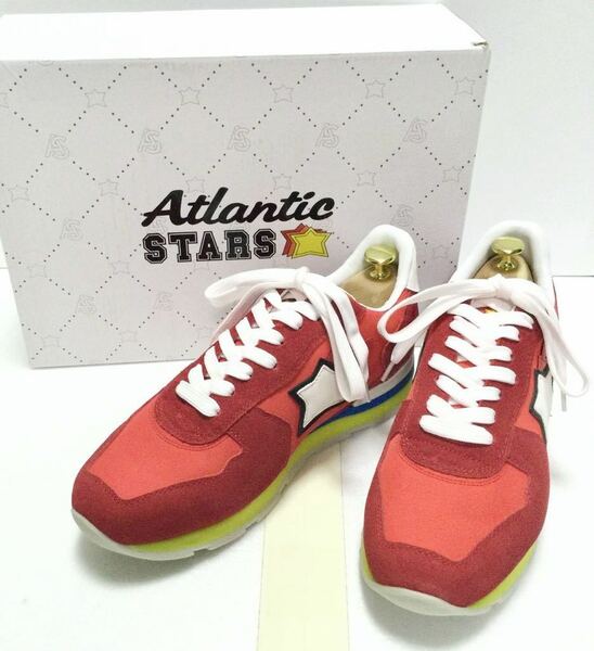 8.5@ 新品「Atlantic STARS」“ANTARC RRWR BT106” 80'sヴィンテージ×モダンデザイン ローカット レザースニーカー SIZE:43