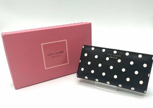 ●未使用品 Kate spade ケイトスペード 長財布 レディース ドット柄