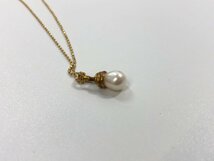 ★ TASAKI 田崎真珠 真珠 パール K18 重量約0.95ｇ 約5.4ｍｍ 珠 アクセサリー ジュエリー トップ のみ 【Ｐ-4】_画像4