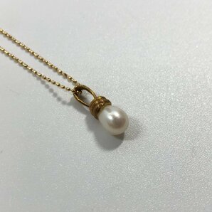 ★ TASAKI 田崎真珠 真珠 パール K18 重量約0.95ｇ 約5.4ｍｍ 珠 アクセサリー ジュエリー トップ のみ 【Ｐ-4】の画像2