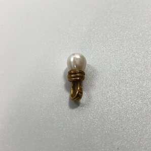 ★ TASAKI 田崎真珠 真珠 パール K18 重量約0.95ｇ 約5.4ｍｍ 珠 アクセサリー ジュエリー トップ のみ 【Ｐ-4】の画像5