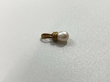 ★ TASAKI 田崎真珠 真珠 パール K18 重量約0.95ｇ 約5.4ｍｍ 珠 アクセサリー ジュエリー トップ のみ 【Ｐ-4】_画像6