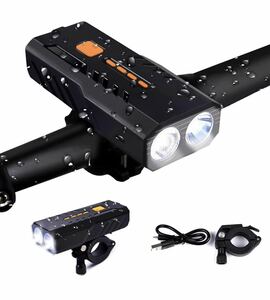 自転車 ライト LED ライト 3000mAh大容量 1200ルーメン LEDヘッドライト USB充電式 PSE認証済 防水