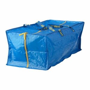 送料無料 新品 即決 IKEA イケア FRAKTA フラクタ トロリー用バッグ 901.619.89 ファスナー付 キャリーバッグ エコバッグ ゴミ分別バッグ