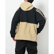 新品未使用 adidas ナイロン ジャケット【3XL】定価10989円 アディダス ベージュ マウンテン パーカー 上着 ジャージ 5905 アウター 黒 2XO_画像9