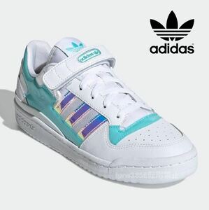 新品未使用 アディダス FORUM LOW【26cm】定価10989円 フォーラム レザー 本革 adidas スニーカー アディダス シューズ 3398 ローカット