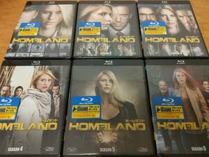 HOMELAND ホームランド シーズン１-６　未開封Blu-ray　クレア・デインズ/モリーナ・バッカリン　送料370円で最大３点まで同梱可