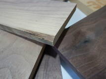 木っ端クラブ　B級　ウォールナット　薄板　(厚約11mm 幅約85mm) 4面プレーナー済み DIY 端材 木材 木工 A20_画像5