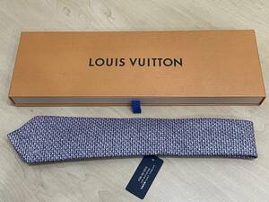 【22013】新品未使用 タグ付き LOUIS VUITTON ルイヴィトン ネクタイ ピンク ネイビー ホワイト