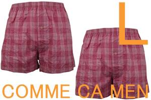 即決●コムサメン COMME CA MEN トランクス（L）2枚セット №170 新品