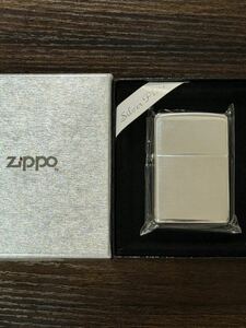zippo 銀 シルバープレート SILVER PLATE 年代物 2000年製 特殊加工品 デットストック 専用ケース 保証書