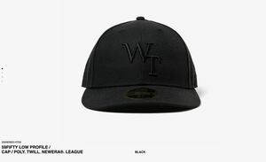 新品未使用 23AW 59Fifty Low Profile Cap Poly Twill Newera League Black XLサイズ new era ニューエラ ダブルタップス 