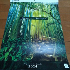 2024年　NTT西日本　日本の風景写真　壁掛けカレンダー