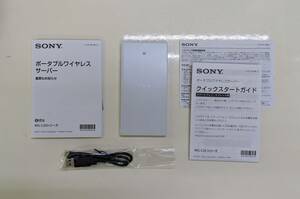 au+1collection　Sonyポータブルワイヤレスサーバー WG-C20/ホワイト（RS3W002W）