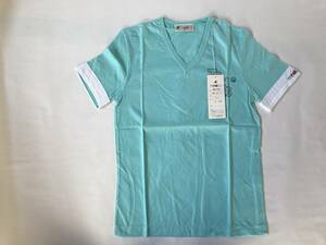 当時物　未使用　デッドストック　medico　半袖シャツ　Tシャツ　テニス　Vネック　品番：MW-1010　サイズ：S　　HF430