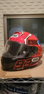 SHOEI X-Fourteenマルケス4、サイズL、美品！廃盤ヘルメット、ツーリング、サーキット、コレクション！TC-1、MARQUEZ、X-14 、ショウエイ！