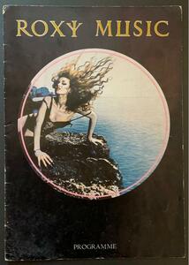 ROXY MUSIC Roxy music - siren Tour program BRYAN FERRY