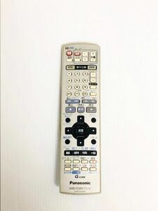 送料無料　Panasonic EUR7720X80 パナソニック NV-VP80、NV-VP33用 VHS DVD テレビ リモコン　動作品