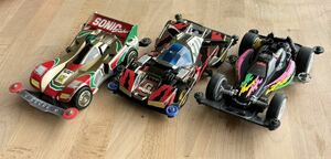 ソニックセイバー ブロッケンGギガント スーパーアスチュートJr. アドバンス ミニ四駆シリーズ　タミヤ TAMIYA 3台まとめて セット