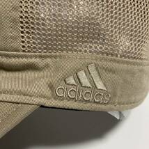 良品 ☆ adidas ☆ ワークキャップ メッシュ 調整可 57-60cm ベージュ スポーツ ストリート デイリーユース カジュアル アディダス■SHW229_画像5