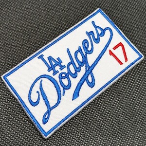 ⑩アイロンワッペン 17 LA Dodgers ドジャース 大谷翔平 MLB