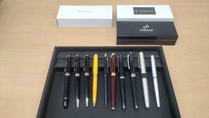 ＃8607A 万年筆 ボールペン まとめ 14K 18K MONTBLANC PARKER WATERMAN PILOT TOMBOW 13点 筆記未確認