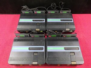 SHARP ツインファミコン 本体 後期版 4台セット TW FC ディスクシステム まとめ売り ＊ジャンク品【GH】