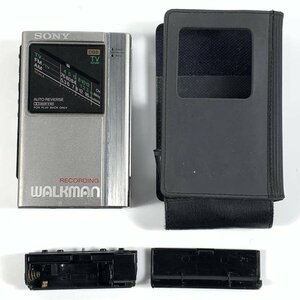 SONY ソニー WM-F404 WALKMAN ラジカセウォークマン 電池ケース カバー付き◆現状品