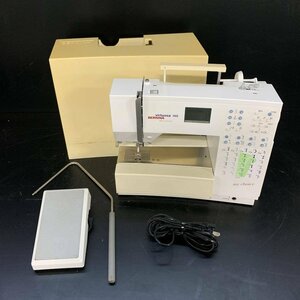 BERNINA Virtuosa 155 ベルニナ ミシン　電源コード/フットコントローラー/外ケース/レバー付き＊現状品