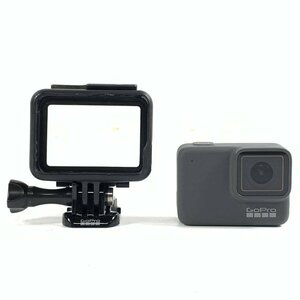 Go Pro ゴープロ 7SILVER アクションカメラ マウント付き●現状品