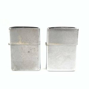 ZIPPO ジッポー 無地 1968年製 & 無地 1978年 ジッポーライター 2台セット＊現状品