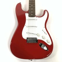 Squier by Fender スクワイア ストラトキャスター エレキギター シリアルNo.CY06066592 赤系 ソフトケース付き★現状品_画像2